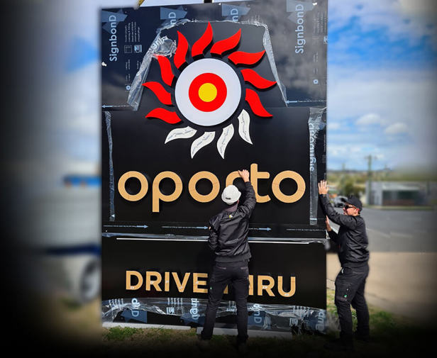 Oporto Signbond Aluminium Composite Sheet Project Mulford Plastics